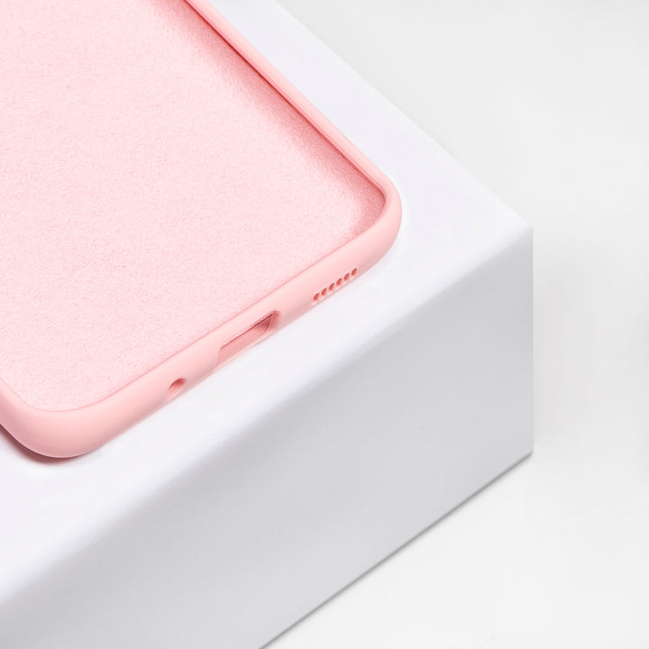 BMAX Liquid silicone case hoesje voor Samsung Galaxy S20 - Pink/Lichtroze (3)
