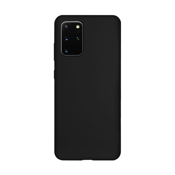 BMAX Liquid silicone case hoesje voor Samsung Galaxy S20 Plus - Black/Zwart