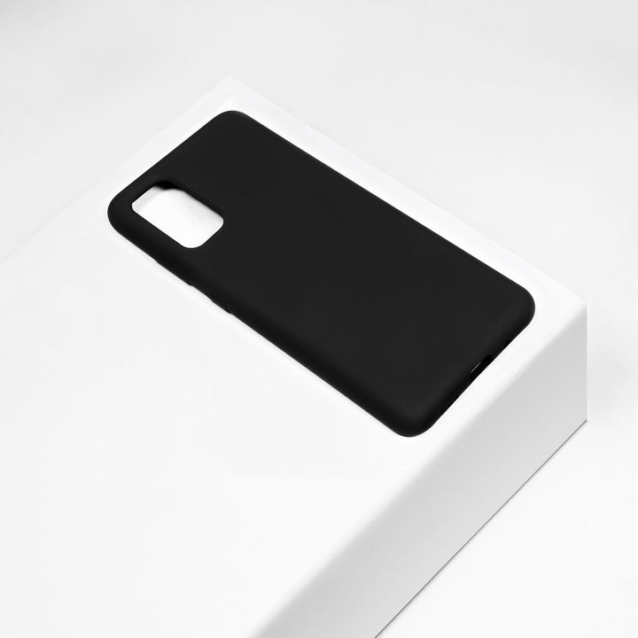 BMAX Liquid silicone case hoesje voor Samsung Galaxy S20 Plus - Black/Zwart (1)
