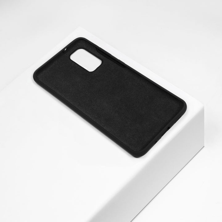 BMAX Liquid silicone case hoesje voor Samsung Galaxy S20 Plus - Black/Zwart (2)