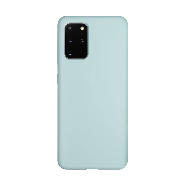 BMAX Liquid silicone case hoesje voor Samsung Galaxy S20 Plus - Ice Blue/Turquoise