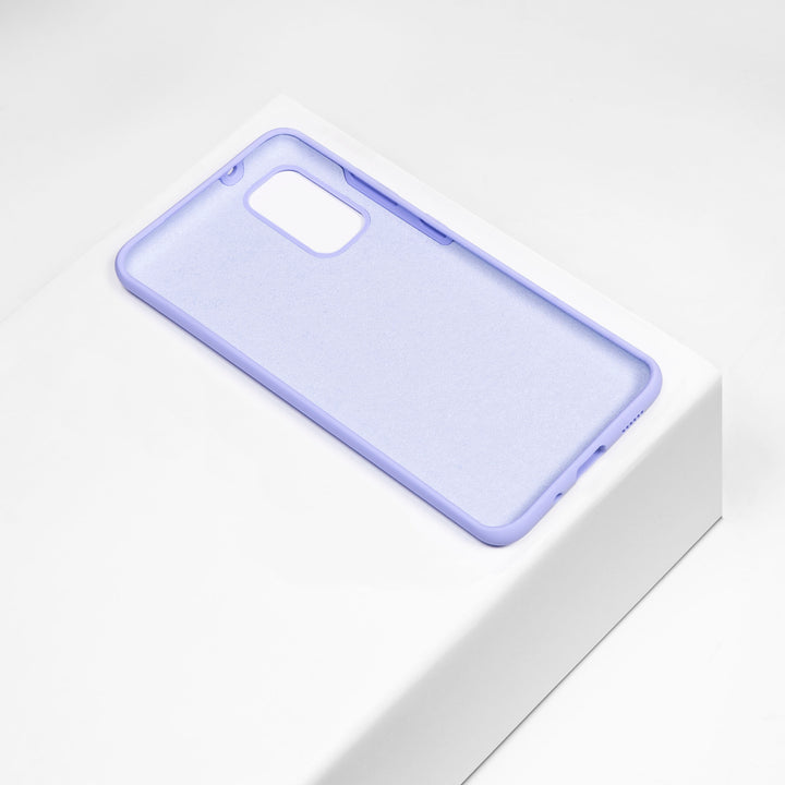 BMAX Liquid silicone case hoesje voor Samsung Galaxy S20 Plus - Mist Blue/Lichtpaars (2)