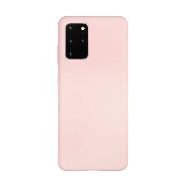 BMAX Liquid silicone case hoesje voor Samsung Galaxy S20 Plus - Pink/Lichtroze