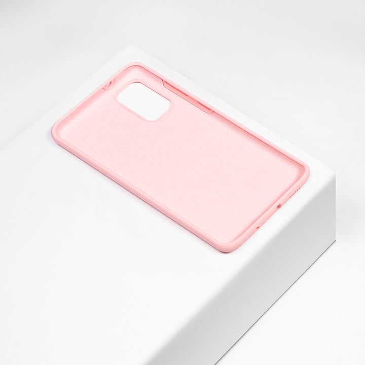 BMAX Liquid silicone case hoesje voor Samsung Galaxy S20 Plus - Pink/Lichtroze (2)