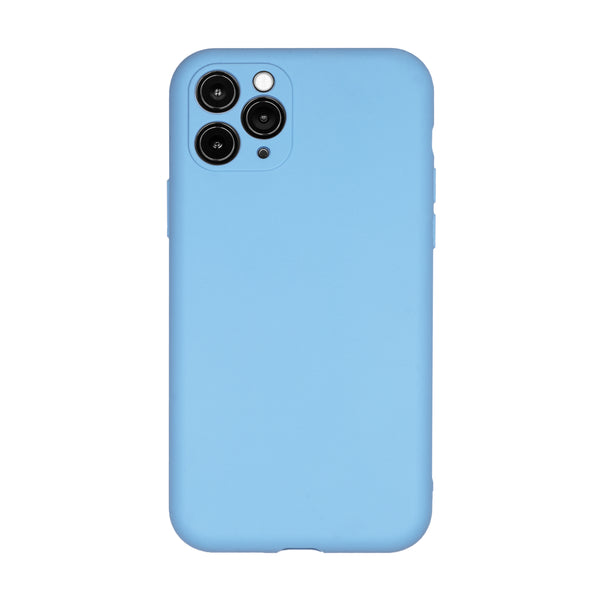 BMAX Liquid silicone case hoesje voor iPhone 11 Pro Max - Cornflower Blue/Lichtblauw