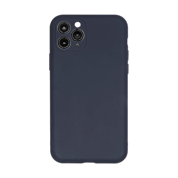 BMAX Liquid silicone case hoesje voor iPhone 11 Pro Max - Midnight Blue/Donkerblauw
