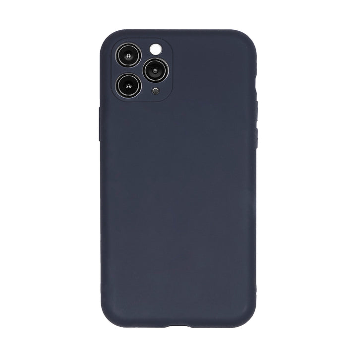 BMAX Liquid silicone case hoesje voor iPhone 11 Pro Max - Midnight Blue/Donkerblauw