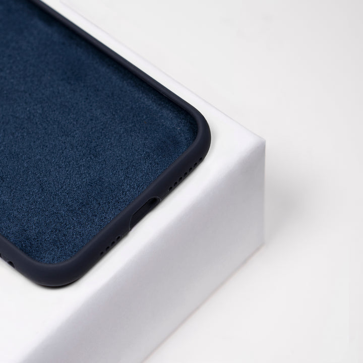 BMAX Liquid silicone case hoesje voor iPhone 11 Pro Max - Midnight Blue/Donkerblauw (3)