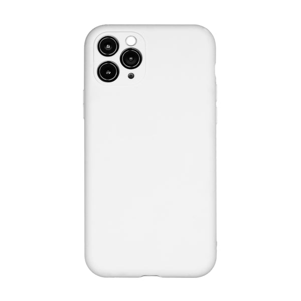 BMAX Liquid silicone case hoesje voor iPhone 11 Pro Max - White/Wit