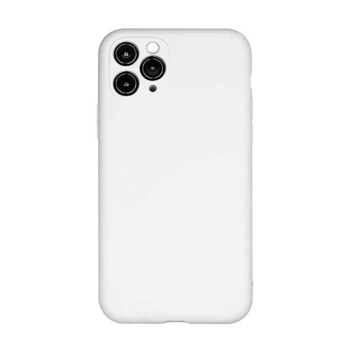 BMAX Liquid silicone case hoesje voor iPhone 11 Pro Max - White/Wit