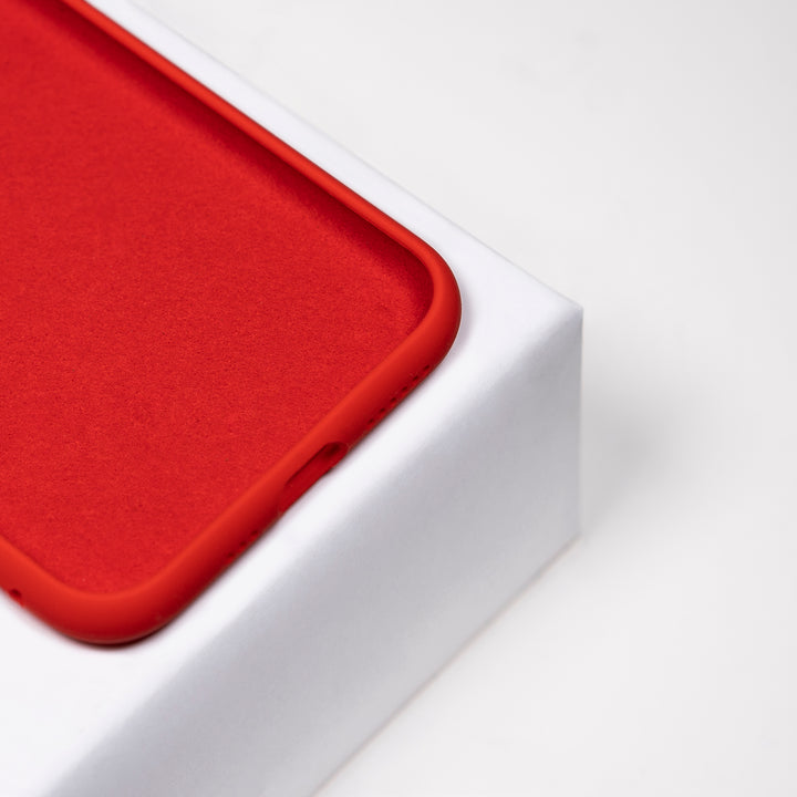 BMAX Liquid silicone case hoesje voor iPhone 11 Pro - Red/Rood (3)