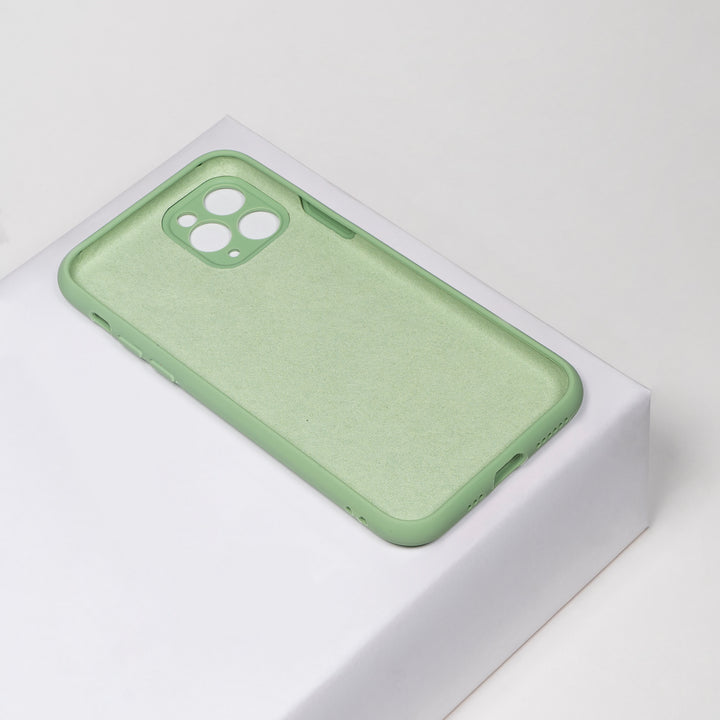 BMAX Liquid silicone case hoesje voor iPhone 11 Pro - Spearmint/Mintgroen (2)