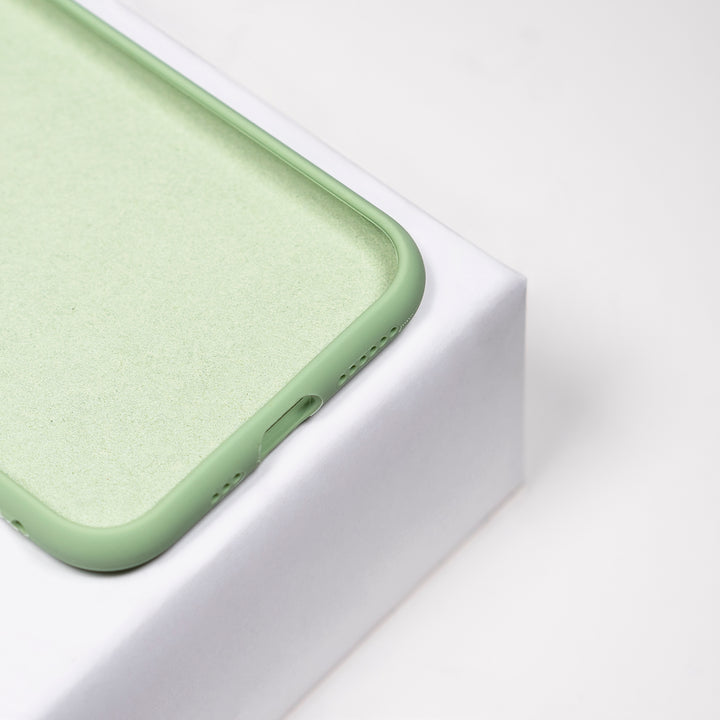 BMAX Liquid silicone case hoesje voor iPhone 11 Pro - Spearmint/Mintgroen (3)
