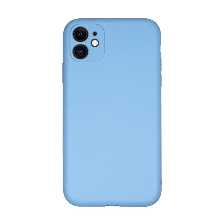 BMAX Liquid silicone case hoesje voor iPhone 11 - Cornflower Blue/Lichtblauw