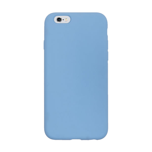 BMAX Liquid silicone case hoesje voor iPhone 6/6s Plus - Cornflower/Lichtblauw