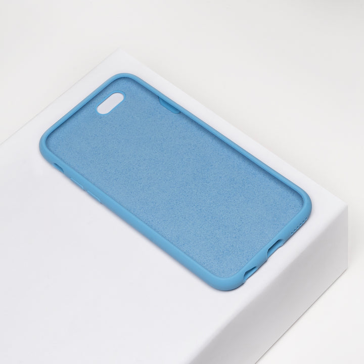 BMAX Liquid silicone case hoesje voor iPhone 6/6s Plus - Cornflower/Lichtblauw (2)