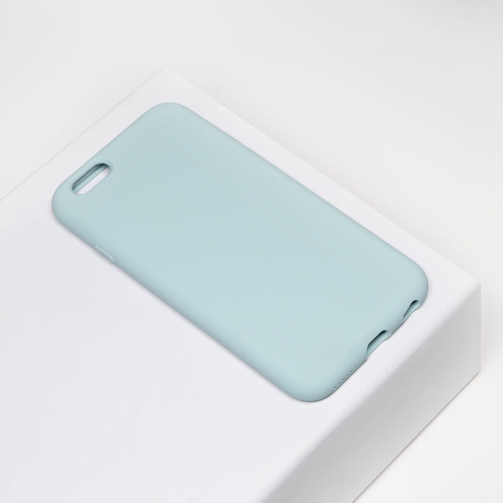 BMAX Liquid silicone case hoesje voor iPhone 6/6s Plus - Sea Blue/Zeeblauw (1)