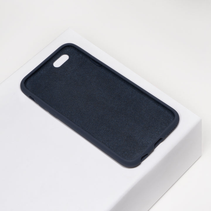BMAX Liquid silicone case hoesje voor iPhone 6/6s Plus - Midnight Blue/Donkerblauw (2)