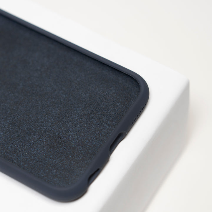 BMAX Liquid silicone case hoesje voor iPhone 6/6s Plus - Midnight Blue/Donkerblauw (3)