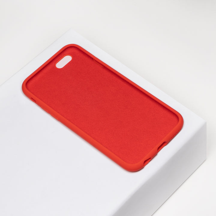 BMAX Liquid silicone case hoesje voor iPhone 6/6s Plus - Red/Rood (2)