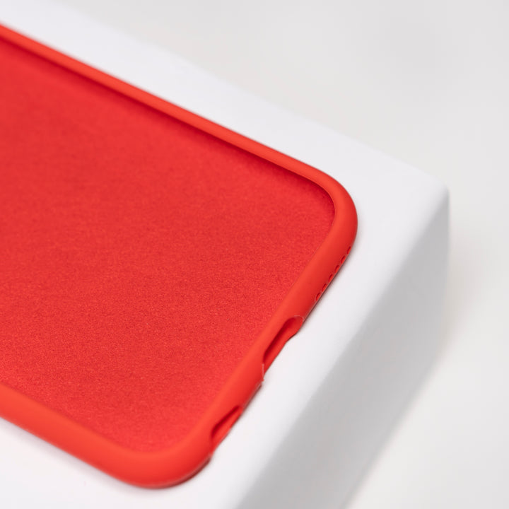BMAX Liquid silicone case hoesje voor iPhone 6/6s Plus - Red/Rood (3)