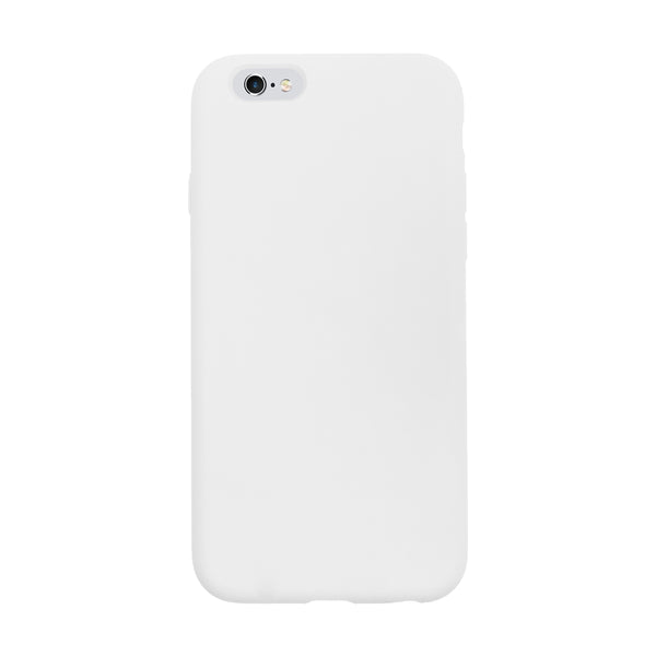BMAX Liquid silicone case hoesje voor iPhone 6/6s Plus - White/Wit