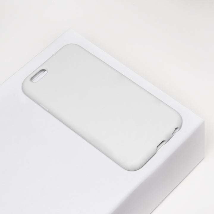 BMAX Liquid silicone case hoesje voor iPhone 6/6s Plus - White/Wit (1)