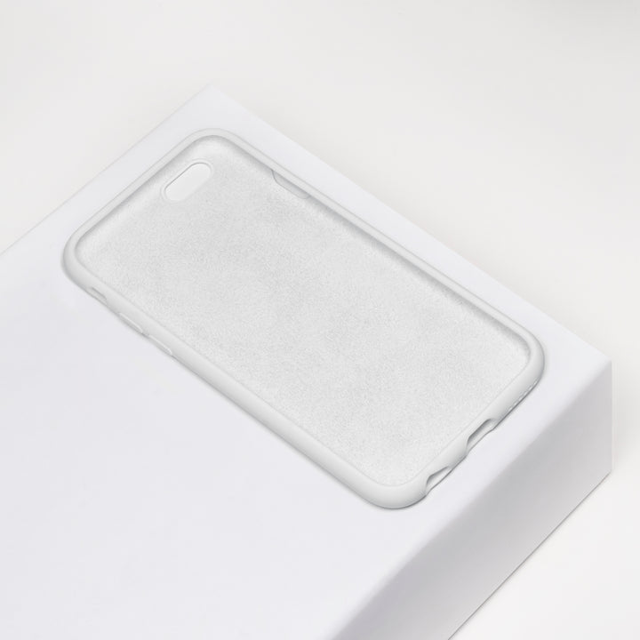 BMAX Liquid silicone case hoesje voor iPhone 6/6s Plus - White/Wit (2)