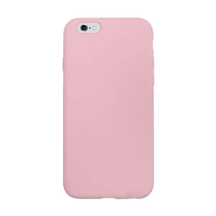BMAX Liquid silicone case hoesje voor iPhone 6/6s - Pink/Lichtroze