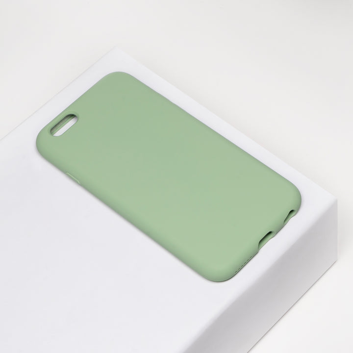BMAX Liquid silicone case hoesje voor iPhone 6/6s - Spearmint/Mintgroen (1)