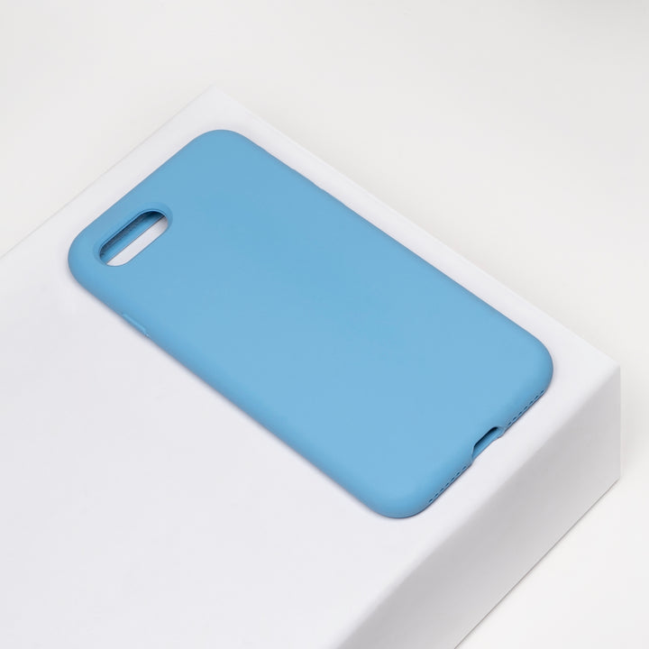 BMAX Liquid silicone case hoesje voor iPhone 7/8 Plus - Cornflower Blue/Lichtblauw (1)