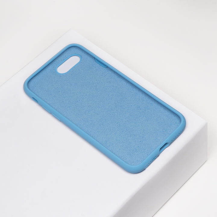 BMAX Liquid silicone case hoesje voor iPhone 7/8 Plus - Cornflower Blue/Lichtblauw (2)