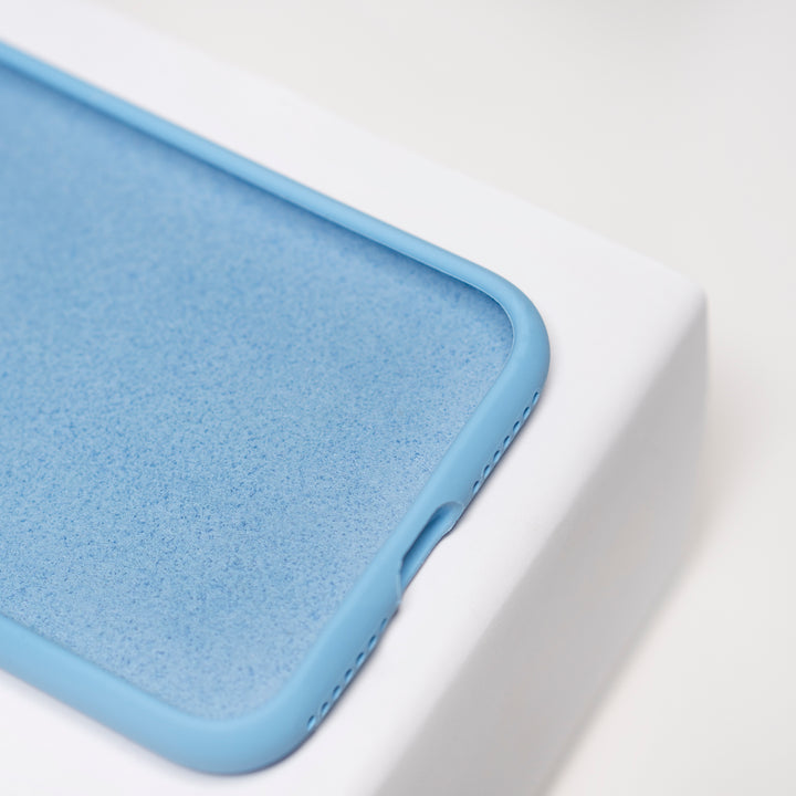 BMAX Liquid silicone case hoesje voor iPhone 7/8 Plus - Cornflower Blue/Lichtblauw (3)