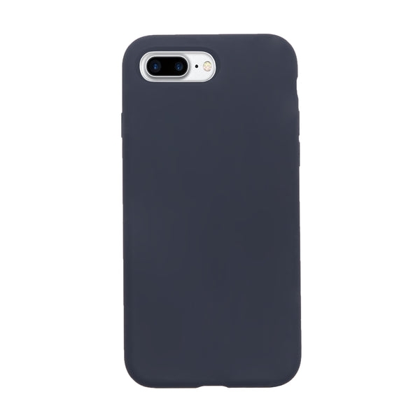 BMAX Liquid silicone case hoesje voor iPhone 7/8 Plus - Midnight Blue/Donkerblauw