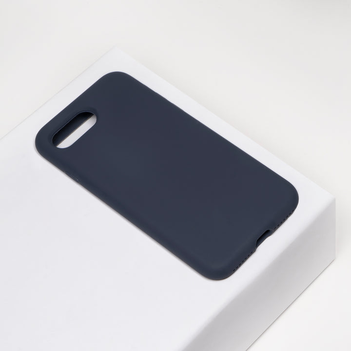 BMAX Liquid silicone case hoesje voor iPhone 7/8 Plus - Midnight Blue/Donkerblauw (1)