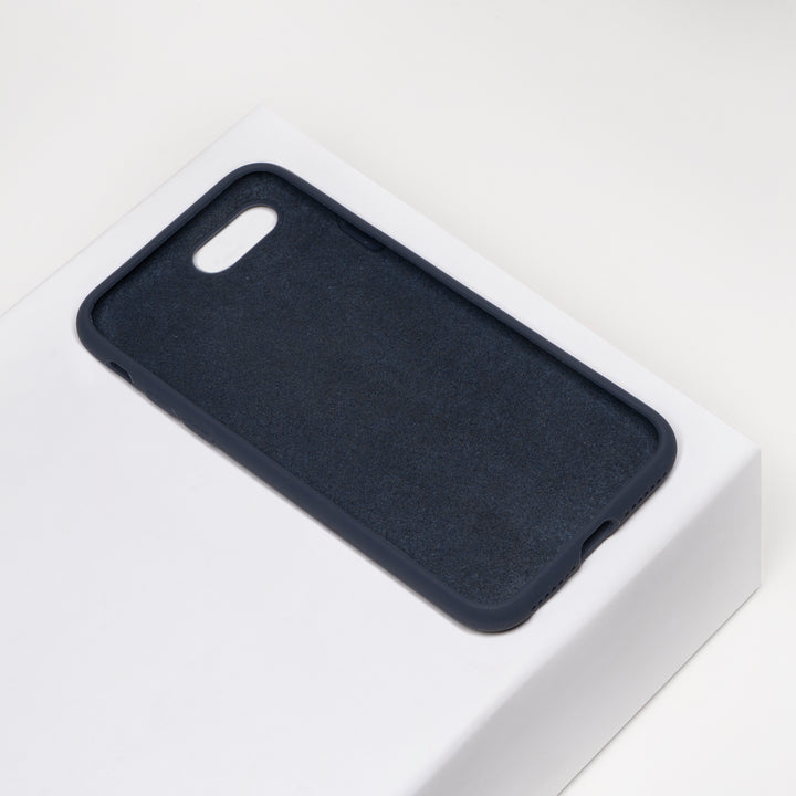 BMAX Liquid silicone case hoesje voor iPhone 7/8 Plus - Midnight Blue/Donkerblauw (2)