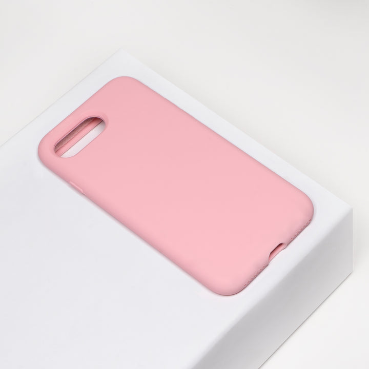 BMAX Liquid silicone case hoesje voor iPhone 7/8 Plus - Pink/Lichtroze (1)