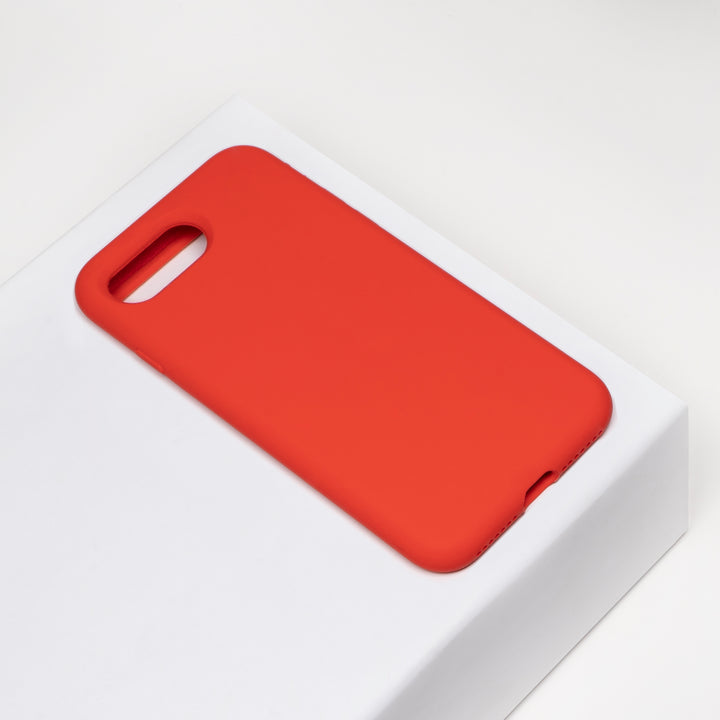 BMAX Liquid silicone case hoesje voor iPhone 7/8 Plus - Red/Rood (1)