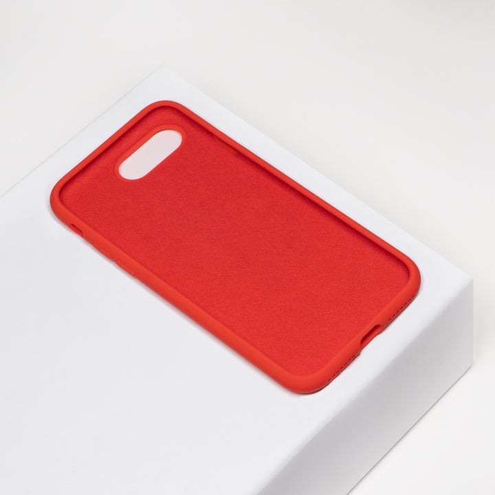 BMAX Liquid silicone case hoesje voor iPhone 7/8 Plus - Red/Rood (2)