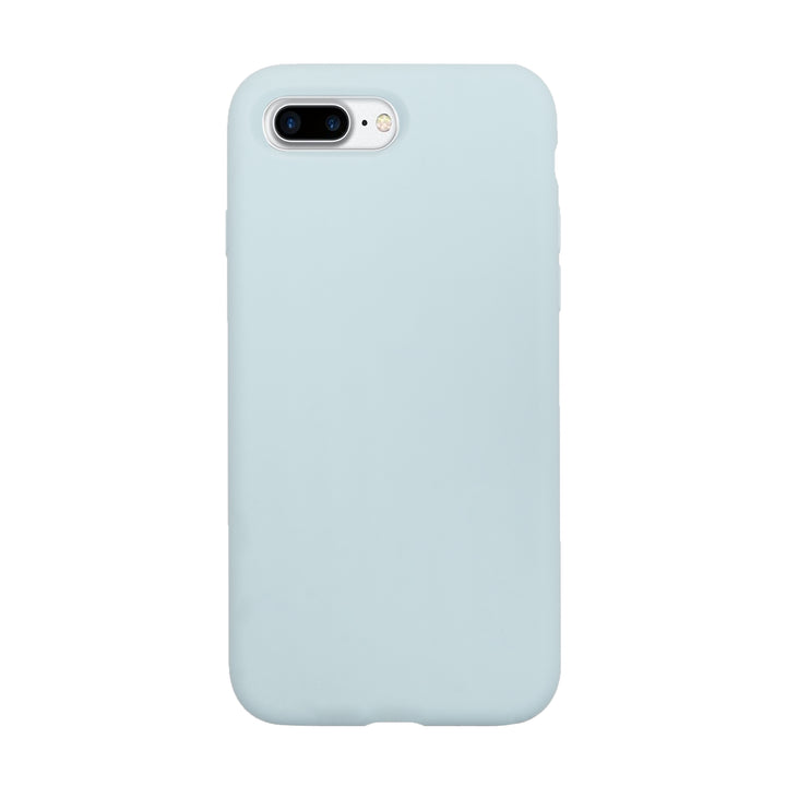 BMAX Liquid silicone case hoesje voor iPhone 7/8 Plus - Sea Blue/Zeeblauw