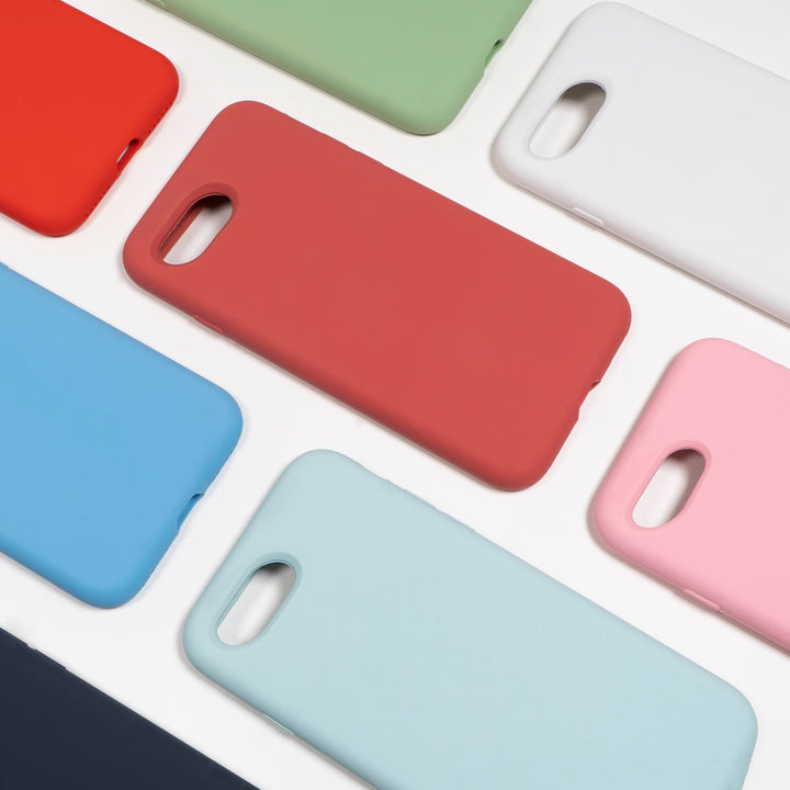 BMAX Liquid silicone case hoesje voor iPhone 7/8 Plus - Sea Blue/Zeeblauw (4)