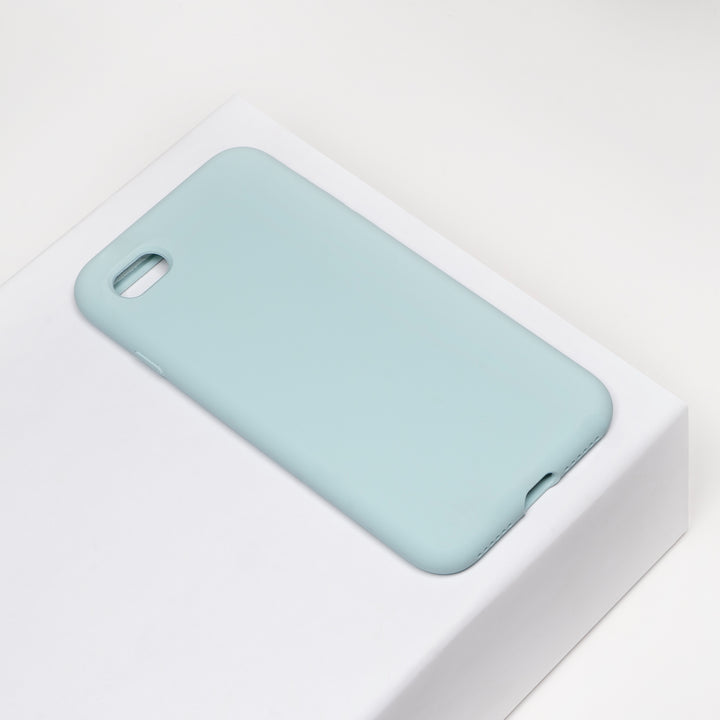 BMAX Liquid silicone case hoesje voor iPhone 7/8 - Sea Blue/Zeeblauw (1)
