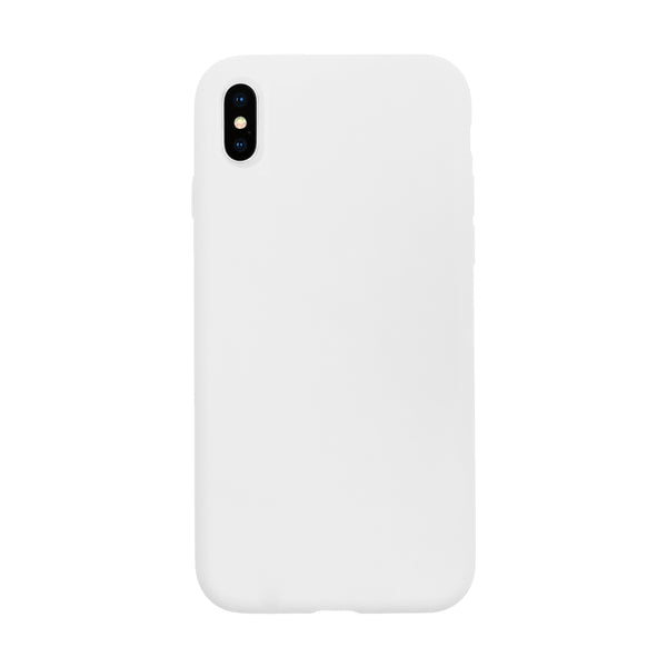 BMAX Liquid silicone case hoesje voor iPhone X/XS - White/Wit