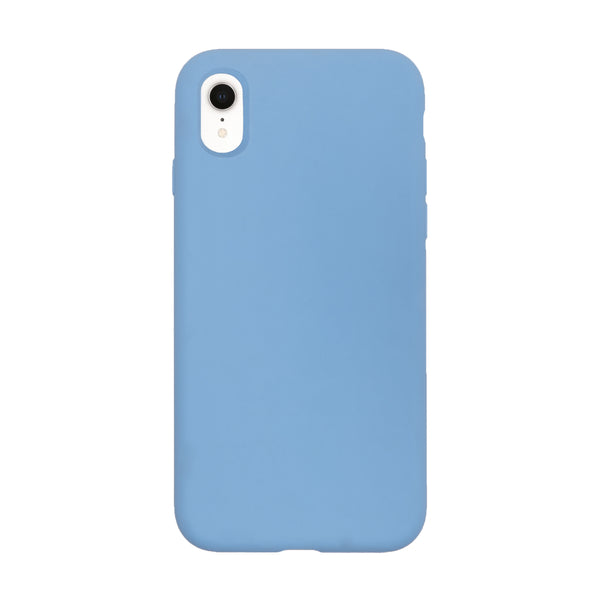 BMAX Liquid silicone case hoesje voor iPhone Xr - Cornflower Blue/Lichtblauw