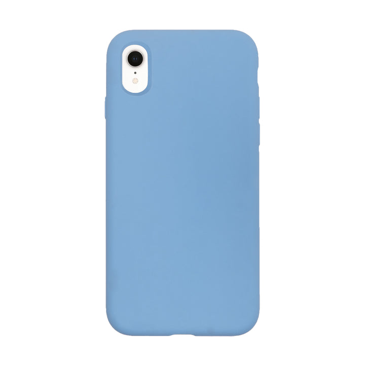 BMAX Liquid silicone case hoesje voor iPhone Xr - Cornflower Blue/Lichtblauw