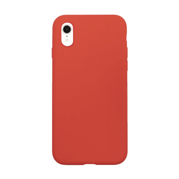 BMAX Liquid silicone case hoesje voor iPhone Xr - Red/Rood