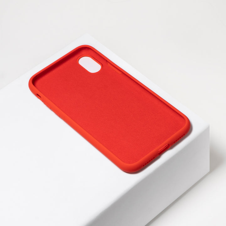 BMAX Liquid silicone case hoesje voor iPhone Xr - Red/Rood (2)