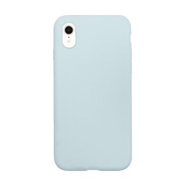 BMAX Liquid silicone case hoesje voor iPhone Xr - Sea Blue/Zeeblauw