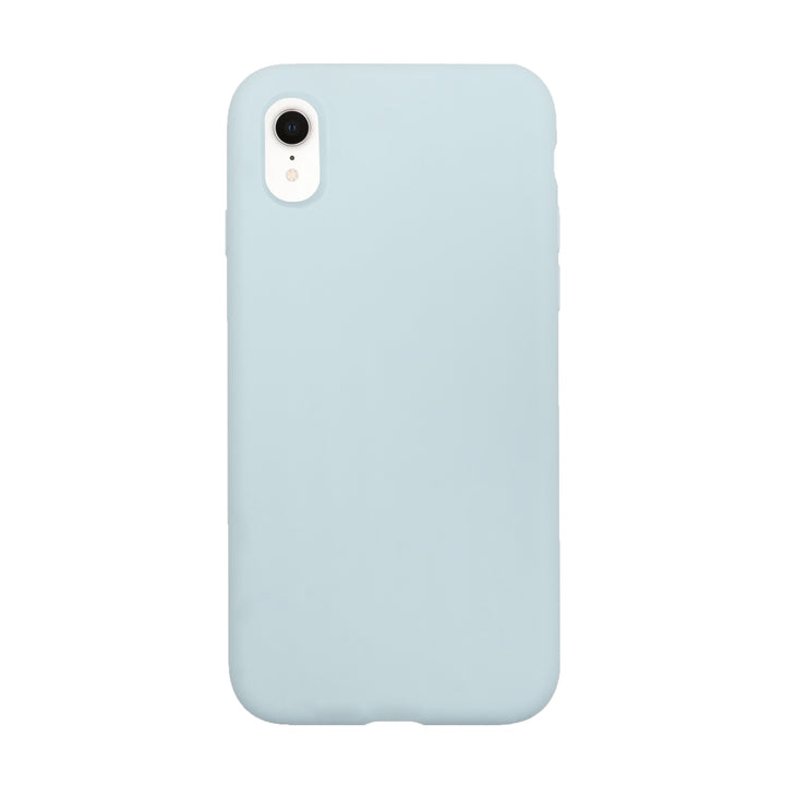 BMAX Liquid silicone case hoesje voor iPhone Xr - Sea Blue/Zeeblauw