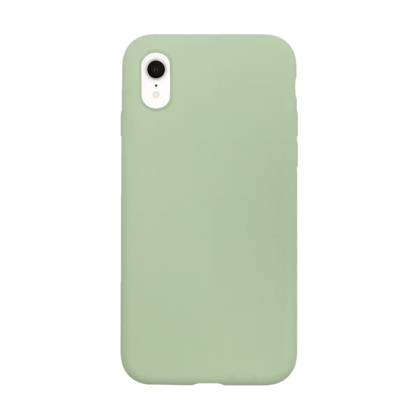BMAX Liquid silicone case hoesje voor iPhone Xr - Spearmint/Mintgroen